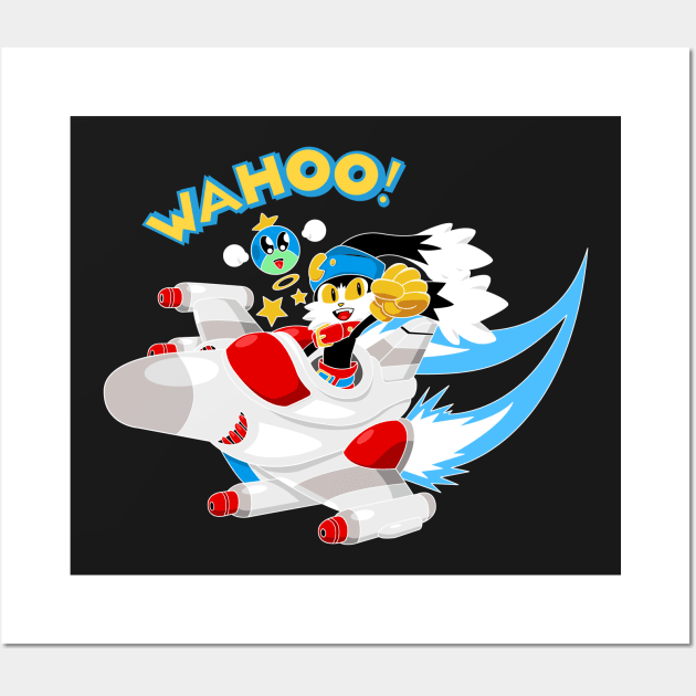 Klonoa X Galaga Wall Art by nextodie